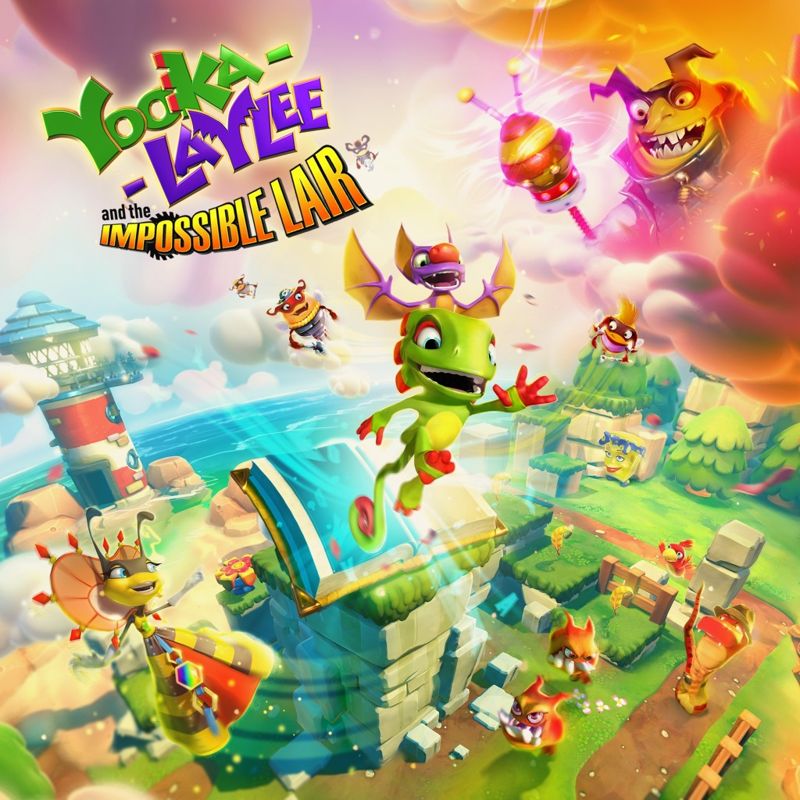 Yooka-Laylee and the Impossible Lair box art for Playstation 4